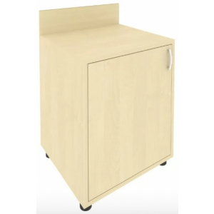 Тумба с полкой с бортиком левая С-Т-60 Л /600x550x750/Клён/