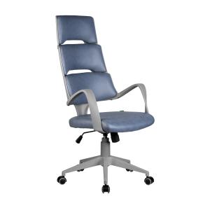 Кресло руководителя Chair SAKURA Серый пластик/Фьюжн альпийское озеро ткань