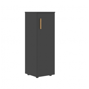 Шкаф колонка с глухой средней дверью FMC 40.1  399x404x1215 /Графит/Графит/Дуб/
