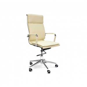 RT-06Q Кресло для руководителя экокожа, механизм knee-tilt, Бежевый