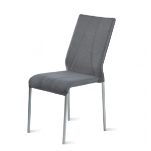 Стул ПРАЙМ.1 Текстиль DREAM grey (серый),Черный муар средняя структура RAL 9005