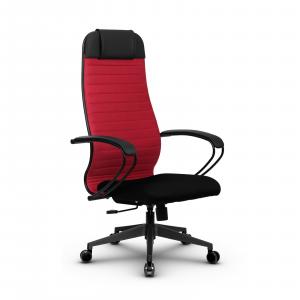 Кресло B 1b 21/К130, Основание 17832,ткань черный/красный,PL