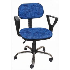 Кресло Лига 2 /ткань вельвет синяя/