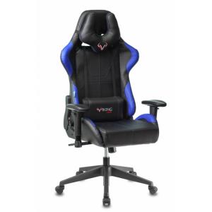 Кресло игровое Zombie VIKING 5 AERO черный/синий иск.кожа с подголов. крестовина пластик