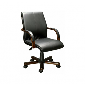 Кресло для руководителя BARBARA B LX  Экокожа/Черный/
