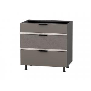 105.92.1 Стол с 3 ящиками (с системой плавного закрывания) 800х530х820