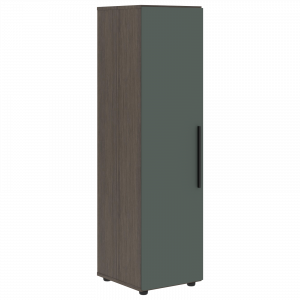 VMCS 40.1 Шкаф-колонка с глухой средней дверью 400х430х781 /Дуб сильвер/Нефрит/
