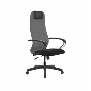 Кресло для руководителя SU-BK130-10 PL / SU-B-10 /Темно-серый/Черный