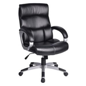 Кресло руководителя BRABIX EX-505, экокожа, черное, 530876