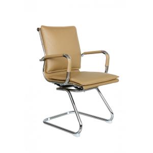 Кресло Chair 6003-3 эко-кожа КЭМЕЛ/крестовина хром