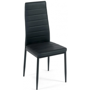РАСПРОДАЖА! Стул Easy Chair (mod/24)металл/экокожа 40*42*95,5 черный