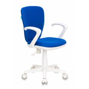 Кресло детское KD-W10AXSN /синий 26-21/ с подлокотниками
