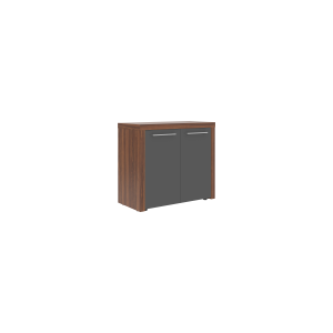 ZLC 85.1 Шкаф с глухими малыми дверьми и топом /964x430x850/орех Даллас/Антрацит/