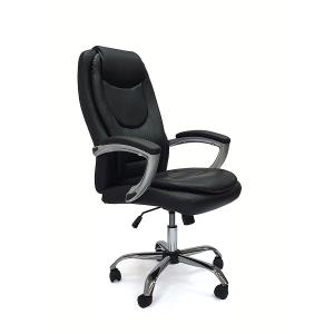 GY-8007 Кресло для руководителя экокожа+кожзам, черный