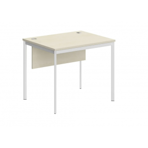 Стол прямой с фронтальной панелью СП-1SD  900x720x755 /Клен/Белый Матовый/