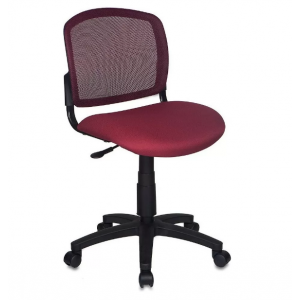 Кресло детское Бюрократ CH-296/DС15-11спинка сетка темно-бордовый сиденье бордовый15-11