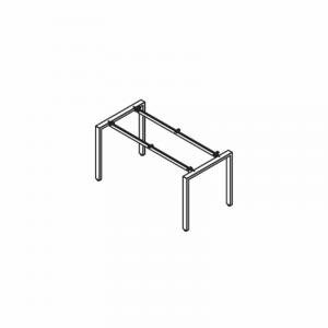 F-4 Металлокаркас для столешницы 120*72*72,5h