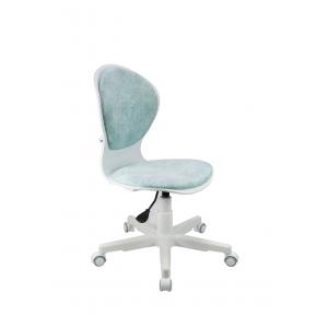 Кресло Chair 1139 FW PL White/ткань сетка/экокожа голубой