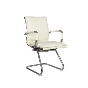 Кресло Chair 6003-3 эко-кожа бежевый/крестовина хром