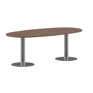 ПРГ-3 Стол для переговоров 2200x1100x750 /ясень шимо/серебряный/