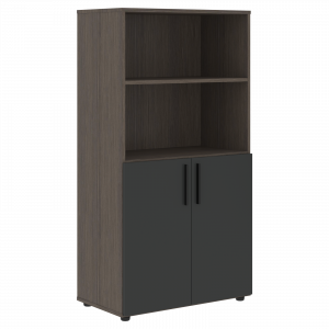VMCS 80.5 Шкаф с глухими малыми дверьми 800х430х781 /Дуб сильвер/Яшма/