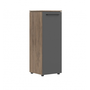 Шкаф колонка с глухой средней дверью Enio MMC 42.1  429x423x1188/Кария Пальмира/Антрацит/
