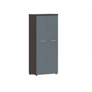 TLHC 85.1 Шкаф с глухими дверьми и топом 854x452x1958/Венге Магия/Серо-голубой