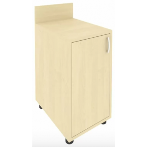 Тумба с полкой с бортиком левая С-Т-40 Л /400x550x750/Клён/