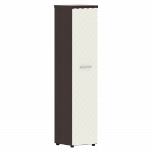 TLHC 42.1 Шкаф колонка с глухой дверью и топом 430x452x1968 /Венге Магия/Латте