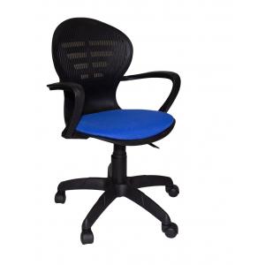 Кресло офисное Варна ВП, крестовина пластик, синяя-черная