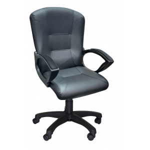 Кресло офисное Фортуна 4 Н,к/з Атзек черный,крестовина пластик