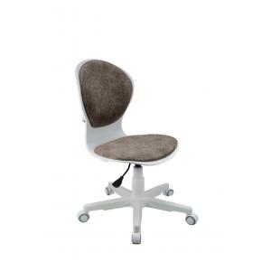 Кресло Chair 1139 FW PL White/ткань сетка/экокожа шоколад