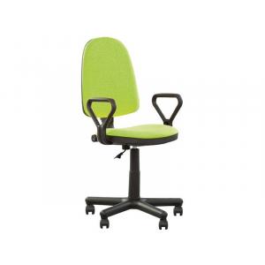 Кресло офисное Престиж Самба, кожзам оливковый 18