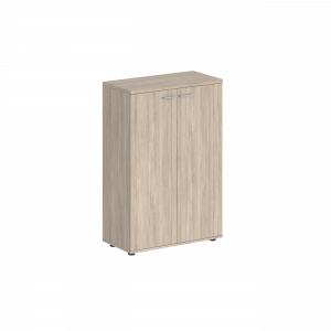 SG.813.OL.OL / Шкаф средний 800х400х1200, 2-х дв., з.ст ЛДСП / дуб светлый