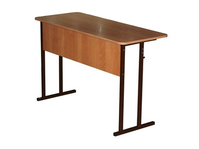 РАСПРОДАЖА! СУ 01.02.03 Л Стол 2-х мес.учен-кий (рост№3) каркас корич., ЛДСП Ольха/