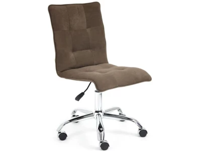 Кресло офисное «Zero» (флок,коричневый.6)