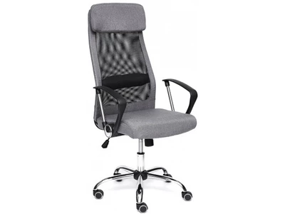 Кресло офисное PROFIT Обивка: материал - ткань, цвет - серый+серый.