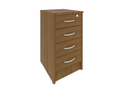 ТМ-4 Тумба подкатная 4 ящ. 412*450*708 /орех/