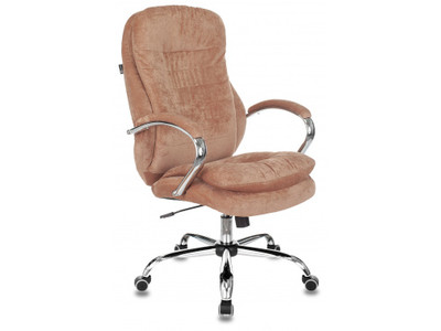 Кресло T-9950SL Fabric Светло-коричневый Velvet 90, хром