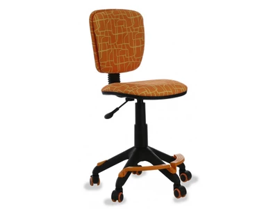 Кресло детское CH-204-F /оранжевый жираф/ с подставкой