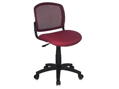 Кресло детское Бюрократ CH-296/DС15-11спинка сетка темно-бордовый сиденье бордовый15-11