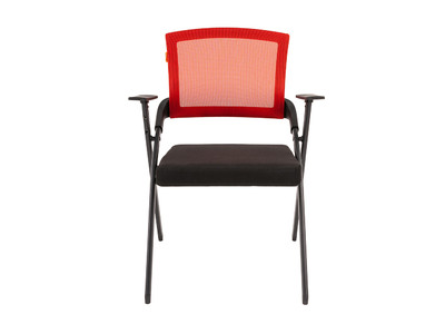 Кресло д/конференций NEXX /TW-69 красный/ Ткань стандарт 15-21 чёрный