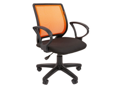Офисное кресло 699 б/п TW-66/оранжевый/