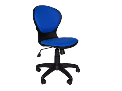 Кресло офисное Варна ВМ б/п,синяя, крестовина пластик