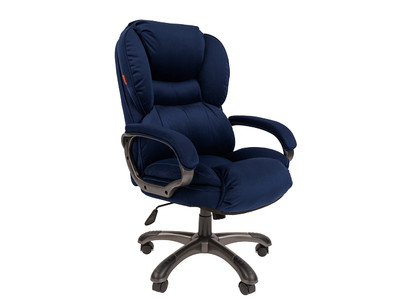 Кресло Chairman Home 434 велюр /Т-82 синий/