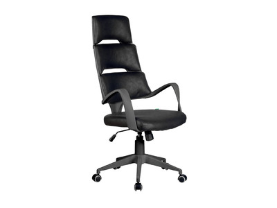 Кресло руководителя Chair SAKURA черный пластик/фьюжн черный ткань