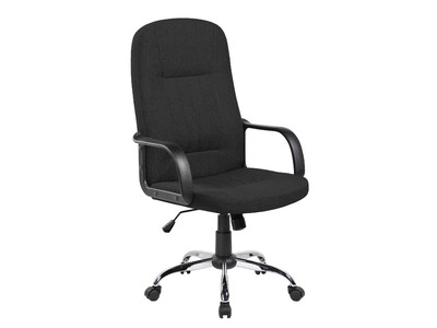 Кресло руководителя Кресло Riva Chair 9309-1J /ткань черный/крестовина хром
