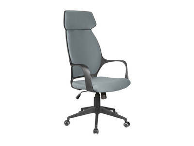 Кресло руководителя Chair 7272/пластик черный/ткань серый/крестовина пластик