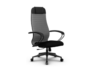 Кресло B 1b 21/К130, Основание 17832,ткань черный/серый,PL