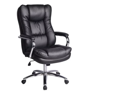 Кресло руководителя BRABIX EX-507 PREMIUM  Amadeus, экокожа, хром черное,530879